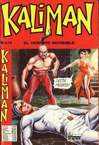 Cover for Kaliman (Editora Cinco, 1976 series) #539