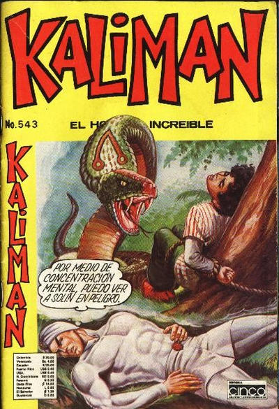 Cover for Kaliman (Editora Cinco, 1976 series) #543