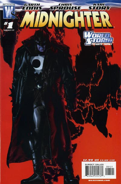 Cover for The Midnighter (DC, 2007 series) #1 [Michael Golden Cover]