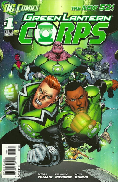 Cover for Green Lantern Corps (DC, 2011 series) #1