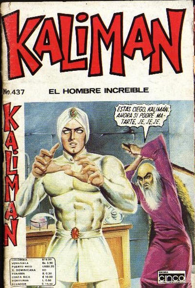 Cover for Kaliman (Editora Cinco, 1976 series) #437