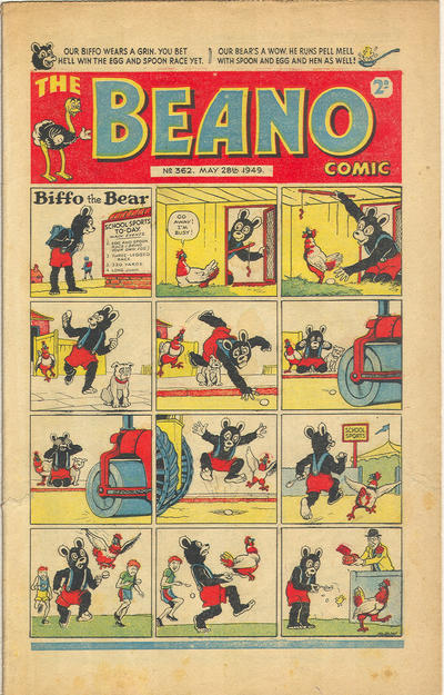 Cover for The Beano Comic (D.C. Thomson, 1938 series) #362