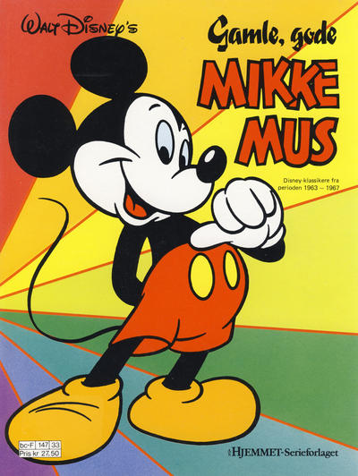 Cover for Mikke Mus Album (Hjemmet / Egmont, 1987 series) #[3] - Gamle, gode Mikke Mus [Reutsendelse bc-F 147 33]