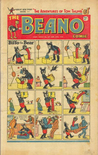 Cover for The Beano Comic (D.C. Thomson, 1938 series) #371