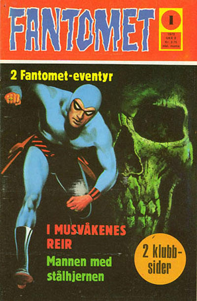 Cover for Fantomet (Nordisk Forlag, 1973 series) #1/1973