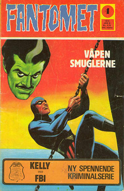 Cover for Fantomet (Nordisk Forlag, 1973 series) #4/1973