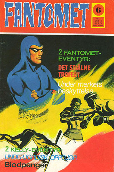 Cover for Fantomet (Nordisk Forlag, 1973 series) #6/1973