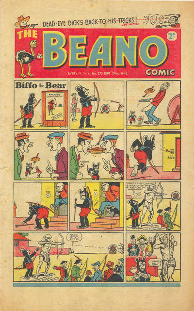 Cover for The Beano Comic (D.C. Thomson, 1938 series) #375
