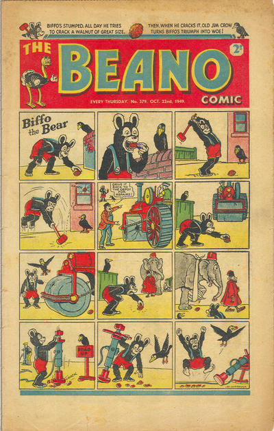 Cover for The Beano Comic (D.C. Thomson, 1938 series) #379