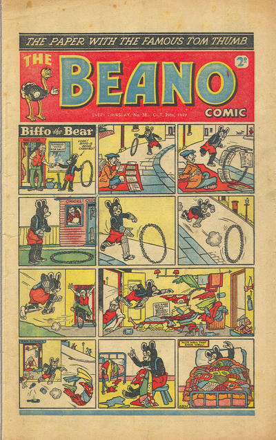 Cover for The Beano Comic (D.C. Thomson, 1938 series) #380