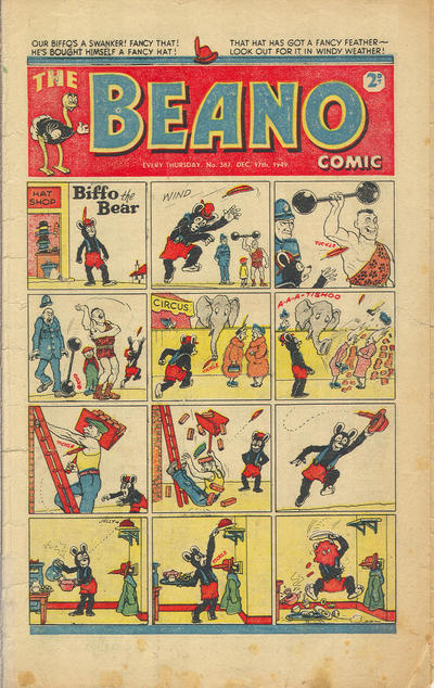 Cover for The Beano Comic (D.C. Thomson, 1938 series) #387