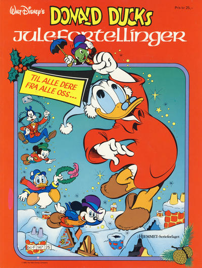 Cover for Donald Duck Julealbum (Hjemmet / Egmont, 1986 series) #[1986] - Donald Ducks julefortellinger [Reutsendelse bc-F 147 25]