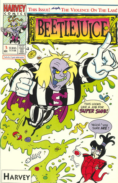 Cover for Beetlejuice Elliot Mess and the Unwashables (Harvey, 1992 series) #3