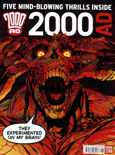 Cover for 2000 AD (Rebellion, 2001 series) #1746
