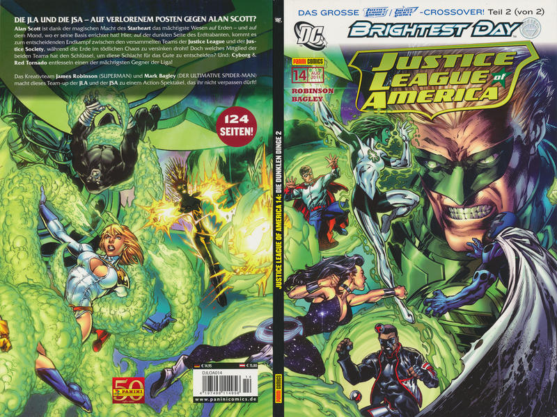 Cover for Justice League of America Sonderband (Panini Deutschland, 2007 series) #14 - Die dunklen Dinge 2