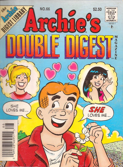 Cover for Archie's Double Digest Magazine (Archie, 1984 series) #66