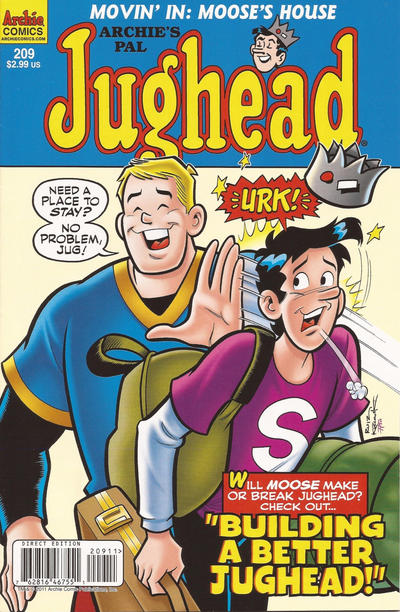 Cover for Archie's Pal Jughead Comics (Archie, 1993 series) #209