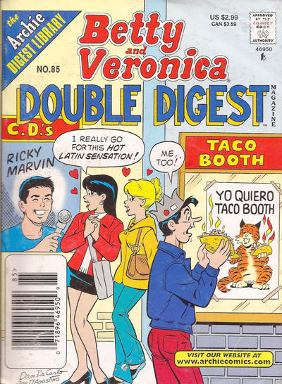 Cover for Betty & Veronica (Jumbo Comics) Double Digest (Archie, 1987 series) #85