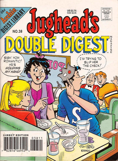 Cover for Jughead's Double Digest (Archie, 1989 series) #38 [Direct Edition]