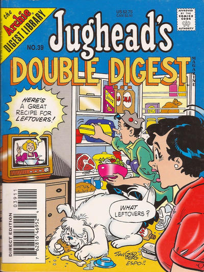 Cover for Jughead's Double Digest (Archie, 1989 series) #39