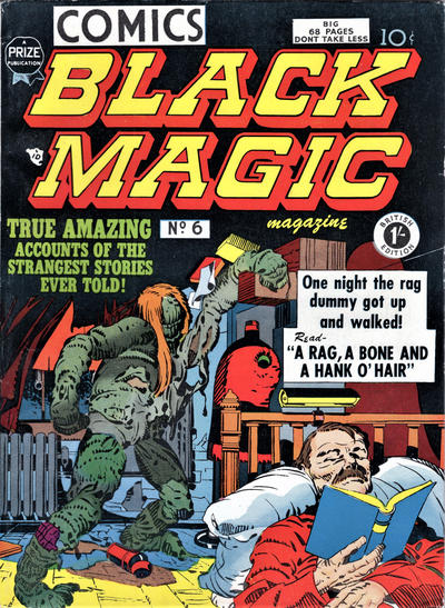 Cover for Black Magic Comics (Arnold Book Company, 1952 series) #6