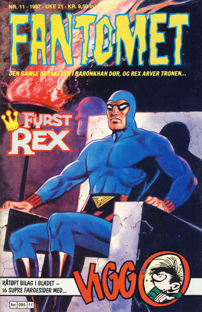 Cover for Fantomet (Semic, 1976 series) #11/1987