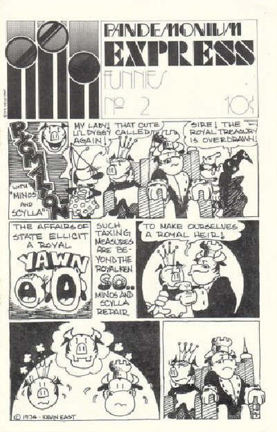 Cover for Pandemonium Express Funnies (Pandemonium Press, 1974 series) #2