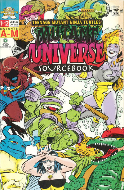Cover for TMNT Mutant Universe Sourcebook (Archie, 1992 series) #1