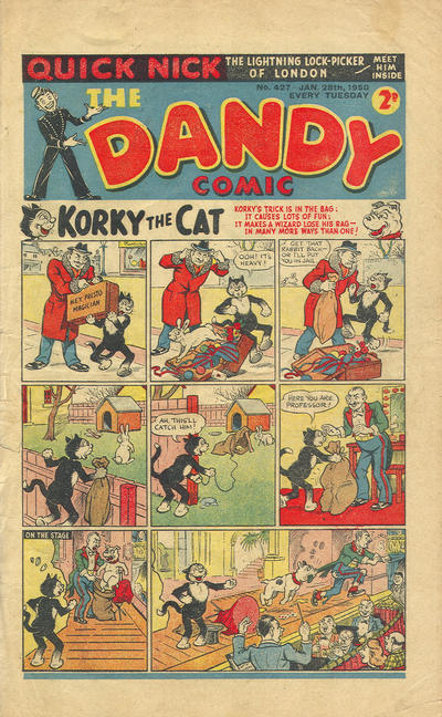Cover for The Dandy Comic (D.C. Thomson, 1937 series) #427