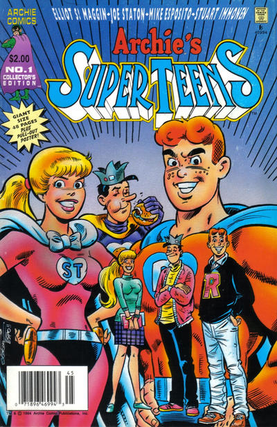 Cover for Archie's Super Teens (Archie, 1994 series) #1 [Newsstand]