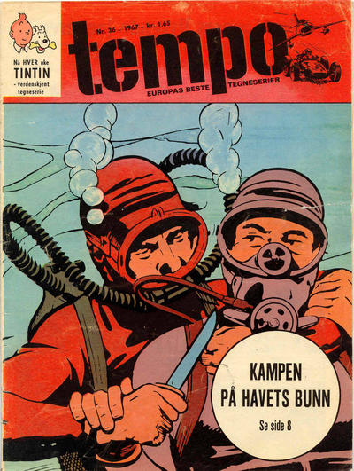 Cover for Tempo (Hjemmet / Egmont, 1966 series) #36/1967