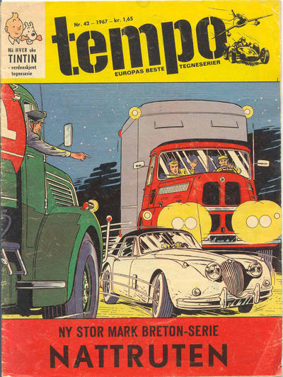 Cover for Tempo (Hjemmet / Egmont, 1966 series) #42/1967