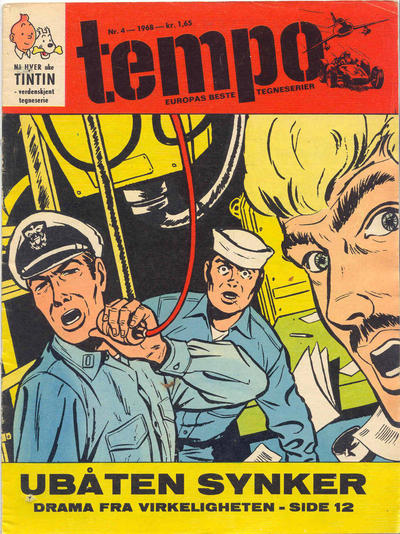 Cover for Tempo (Hjemmet / Egmont, 1966 series) #4/1968