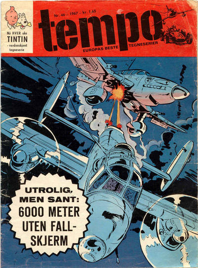 Cover for Tempo (Hjemmet / Egmont, 1966 series) #46/1967