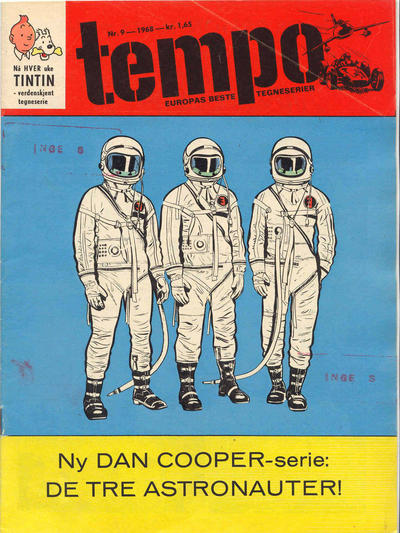 Cover for Tempo (Hjemmet / Egmont, 1966 series) #9/1968
