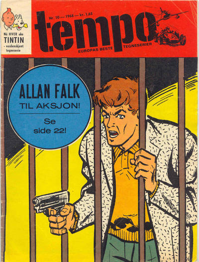 Cover for Tempo (Hjemmet / Egmont, 1966 series) #10/1968