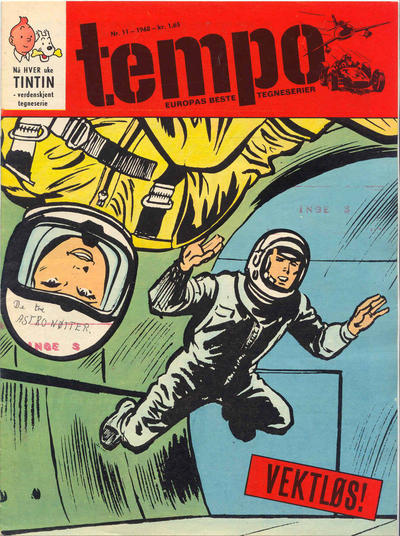 Cover for Tempo (Hjemmet / Egmont, 1966 series) #11/1968