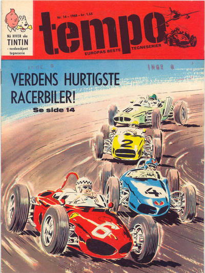Cover for Tempo (Hjemmet / Egmont, 1966 series) #14/1968