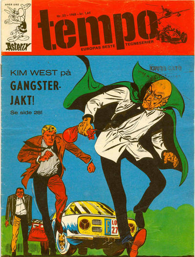 Cover for Tempo (Hjemmet / Egmont, 1966 series) #23/1968