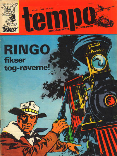 Cover for Tempo (Hjemmet / Egmont, 1966 series) #45/1968