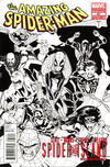 Cover Thumbnail for The Amazing Spider-Man (1999 series) #667 [2nd Printing Variant - Humberto Ramos B&W Cover]