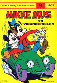 Cover for Walt Disney's månedshefte (Hjemmet / Egmont, 1967 series) #9/1967
