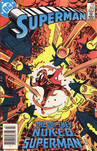 Cover Thumbnail for Superman (DC, 1939 series) #393 [Newsstand]