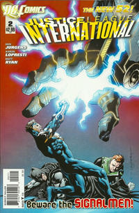 Cover Thumbnail for Justice League International (DC, 2011 series) #2 [Direct Sales]
