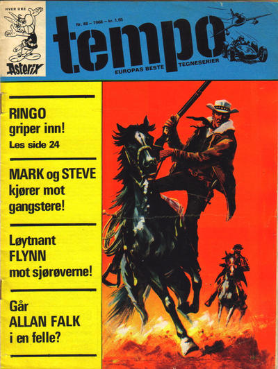 Cover for Tempo (Hjemmet / Egmont, 1966 series) #48/1968