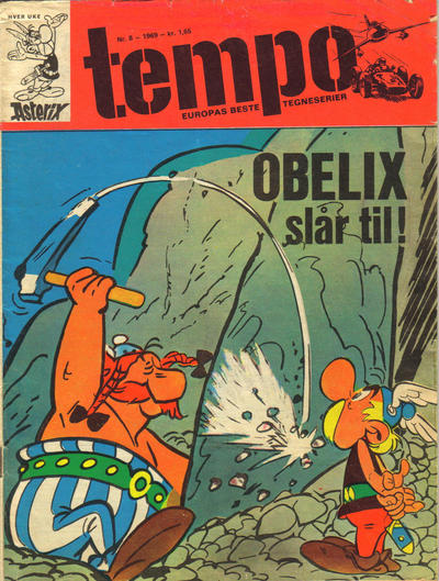 Cover for Tempo (Hjemmet / Egmont, 1966 series) #8/1969
