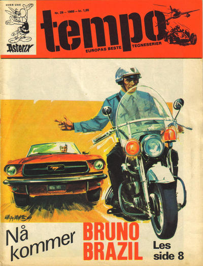 Cover for Tempo (Hjemmet / Egmont, 1966 series) #29/1969