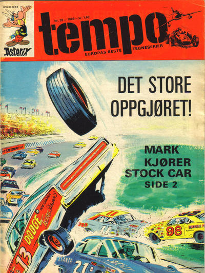 Cover for Tempo (Hjemmet / Egmont, 1966 series) #39/1969