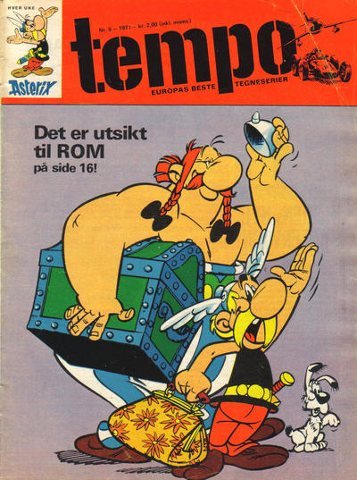 Cover for Tempo (Hjemmet / Egmont, 1966 series) #6/1971