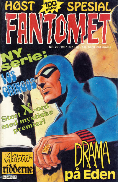 Cover for Fantomet (Semic, 1976 series) #20/1987